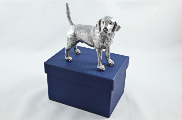 Fantastic Sterling Silver Electroformed Beagle Hallmarked 2024 Made In Sheffield England