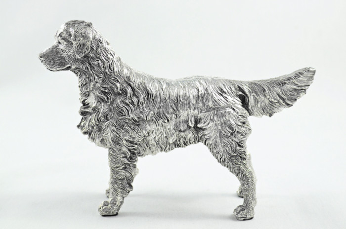 Fantastic Sterling Silver Electroformed Golden Retriever Hallmarked 2024 Made In Sheffield England - Image 6