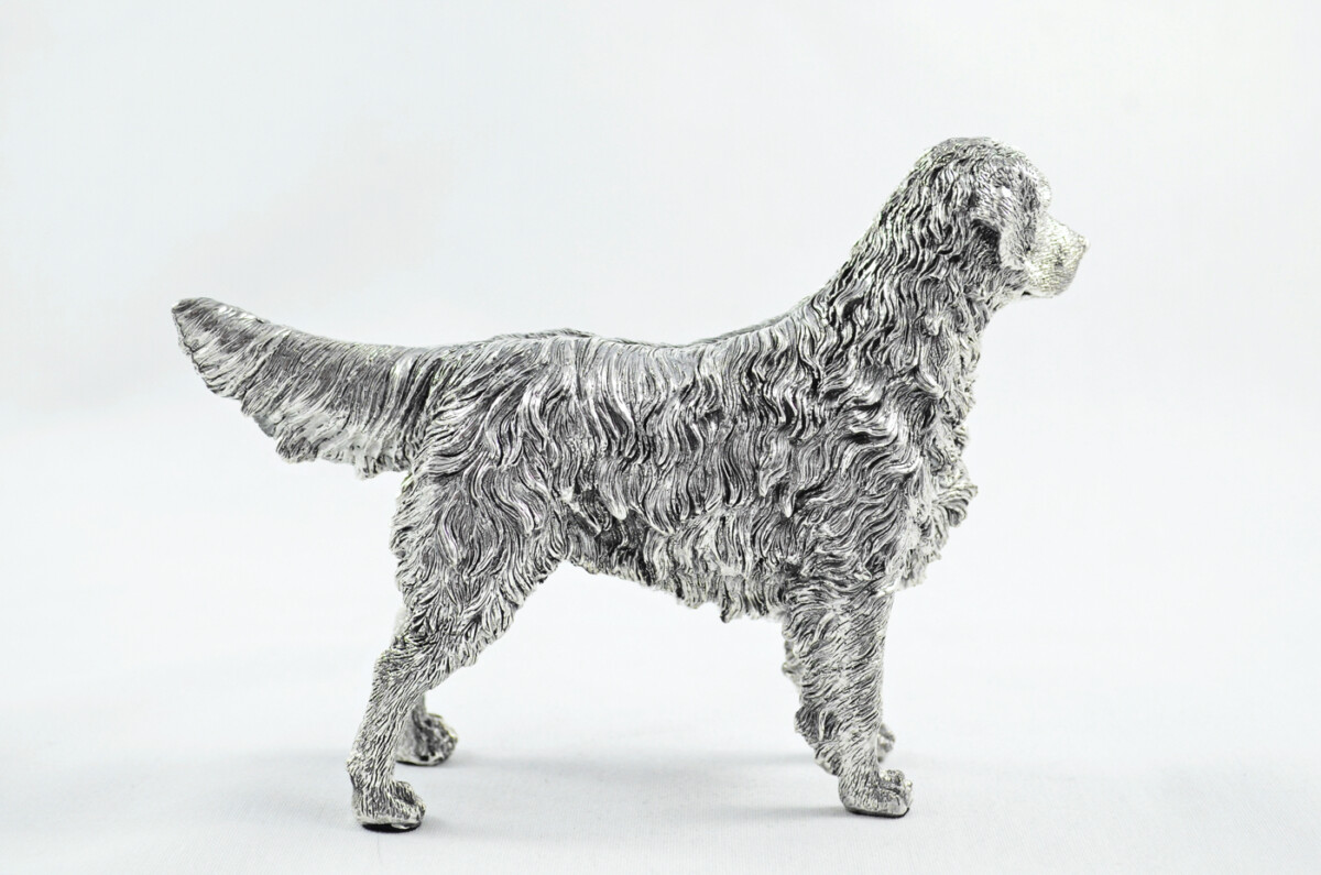 Fantastic Sterling Silver Electroformed Golden Retriever Hallmarked 2024 Made In Sheffield England - Image 5
