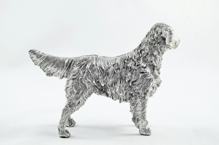 Fantastic Sterling Silver Electroformed Golden Retriever Hallmarked 2024 Made In Sheffield England - Image 5