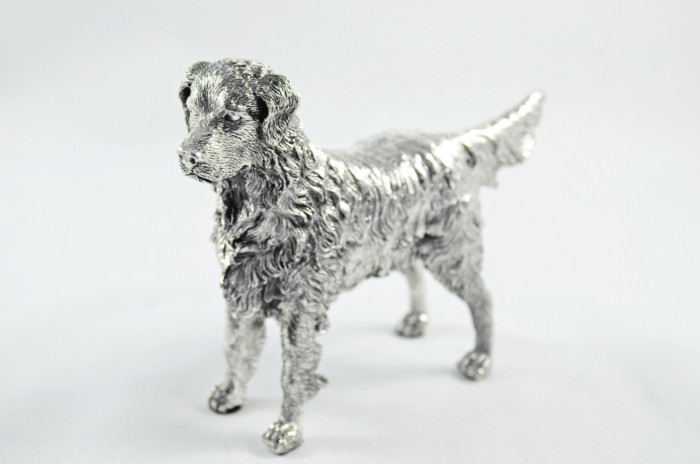 Fantastic Sterling Silver Electroformed Golden Retriever Hallmarked 2024 Made In Sheffield England - Image 4
