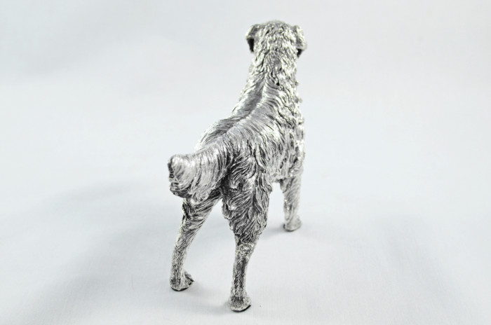 Fantastic Sterling Silver Electroformed Golden Retriever Hallmarked 2024 Made In Sheffield England - Image 3