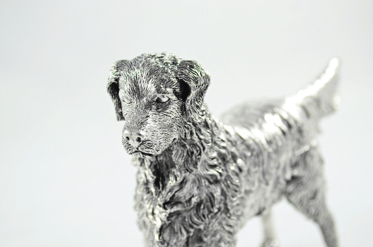 Fantastic Sterling Silver Electroformed Golden Retriever Hallmarked 2024 Made In Sheffield England - Image 2
