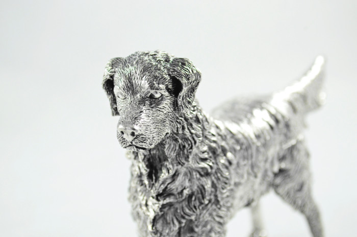 Fantastic Sterling Silver Electroformed Golden Retriever Hallmarked 2024 Made In Sheffield England - Image 2