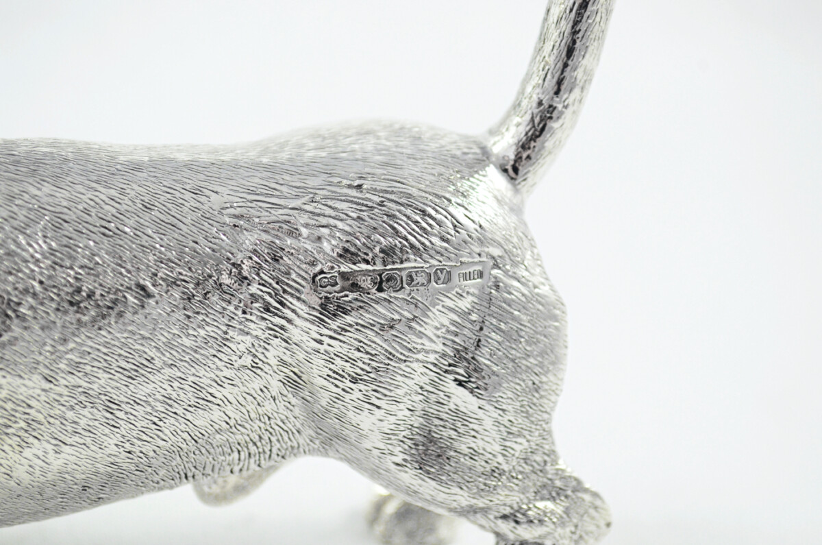 Fantastic Sterling Silver Electroformed  Basset Hound Hallmarked 2024 Made In Sheffield England - Image 5