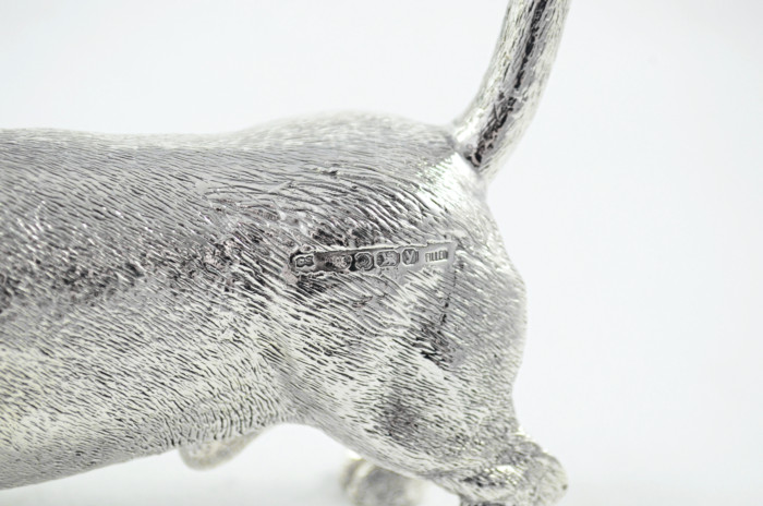 Fantastic Sterling Silver Electroformed  Basset Hound Hallmarked 2024 Made In Sheffield England - Image 5