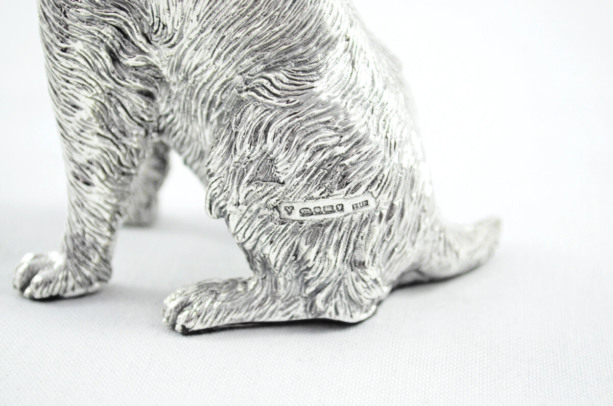 Fantastic Sterling Silver Electroformed Springer Spaniel Hallmarked 2024 Made In Sheffield England - Image 5