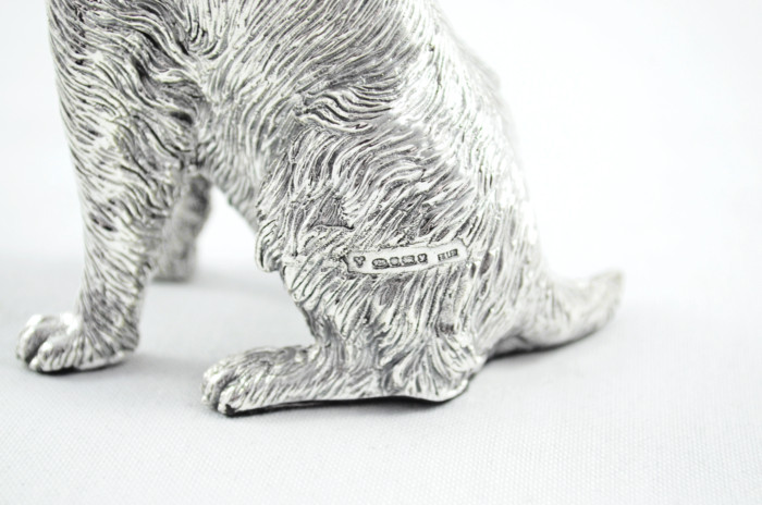 Fantastic Sterling Silver Electroformed Springer Spaniel Hallmarked 2024 Made In Sheffield England - Image 5
