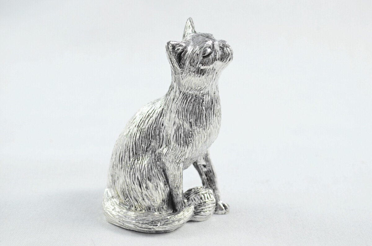 Fantastic Sterling Silver Electroformed Cat & Wool Hallmarked 2024 Made In Sheffield England - Image 5