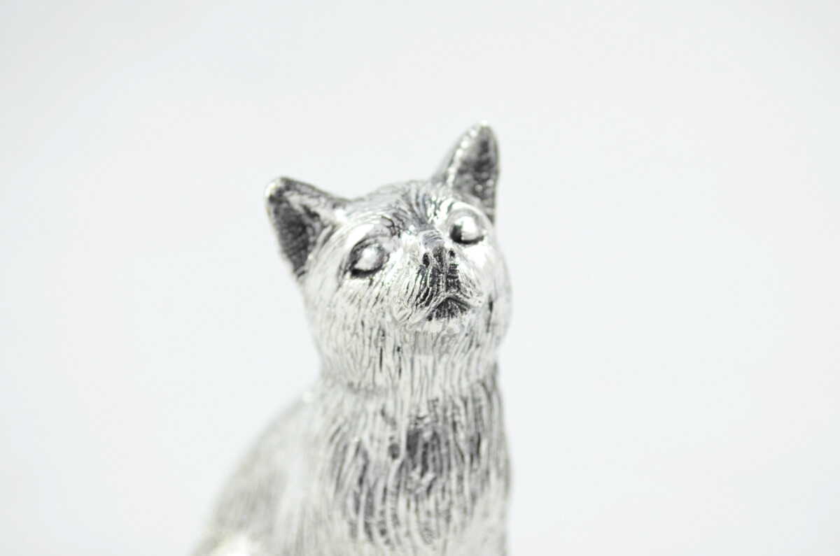 Fantastic Sterling Silver Electroformed Cat & Wool Hallmarked 2024 Made In Sheffield England - Image 2