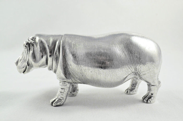 Fantastic Sterling Silver Electroformed  Hippo Hallmarked 2024 Made In Sheffield England - Image 7