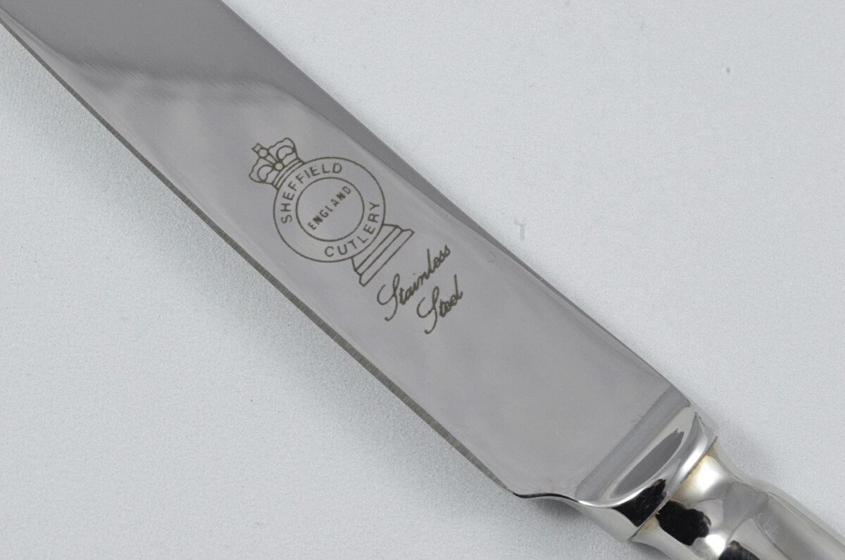 New Baguette Pattern 5 Piece place Setting Made in Sheffield England Stainless Steel Cutlery - Image 4