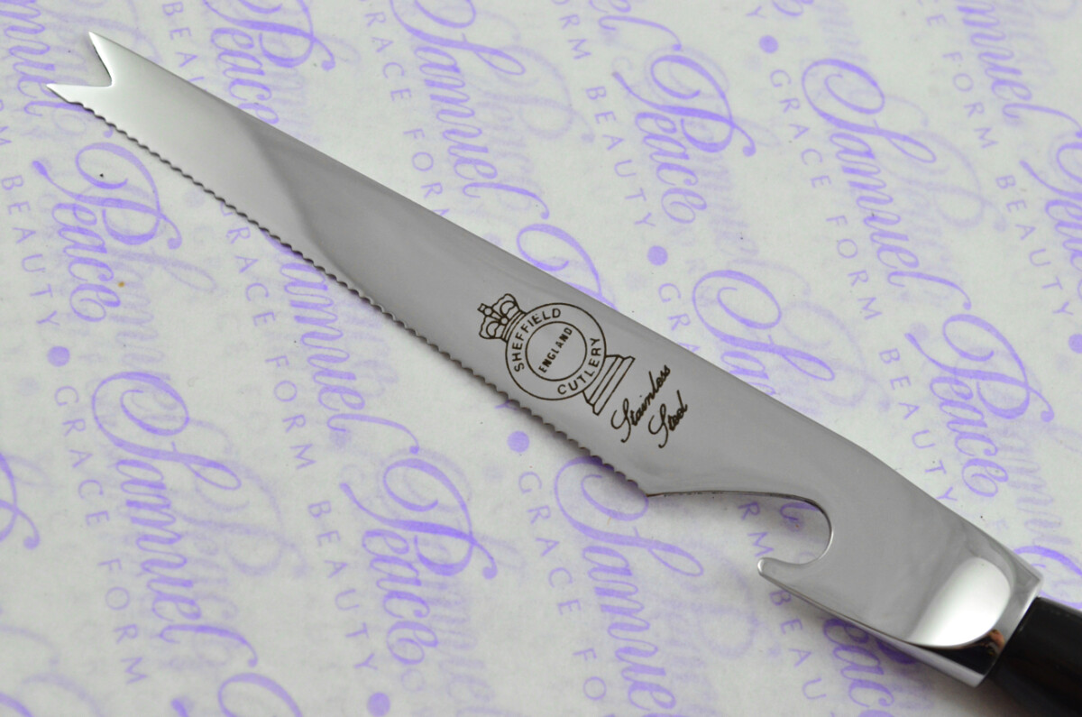 Brand New Genuine Water Buffalo Handle Bar Knife Made in Sheffield England - Image 2