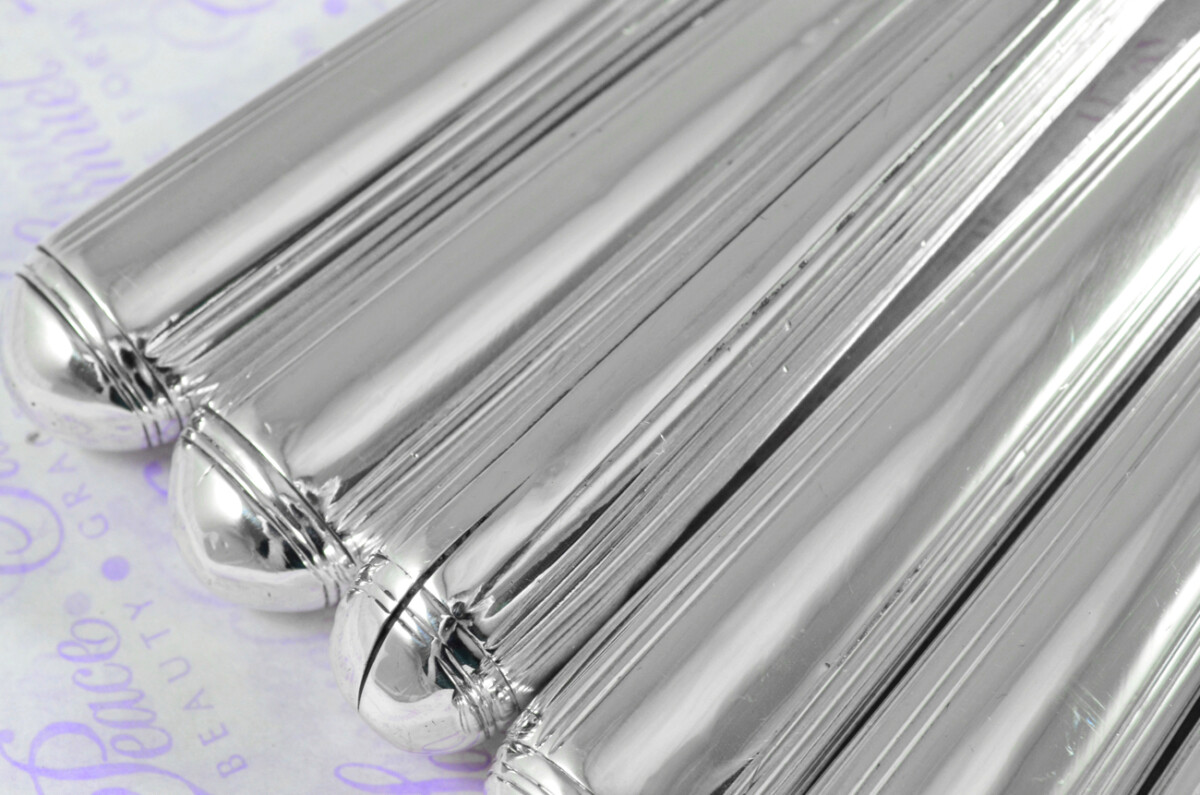 Astonishingly Rare 12 Dinner Knives Sterling Silver Old English Thread Pattern Georgian Made in Sheffield 1778! - Image 12