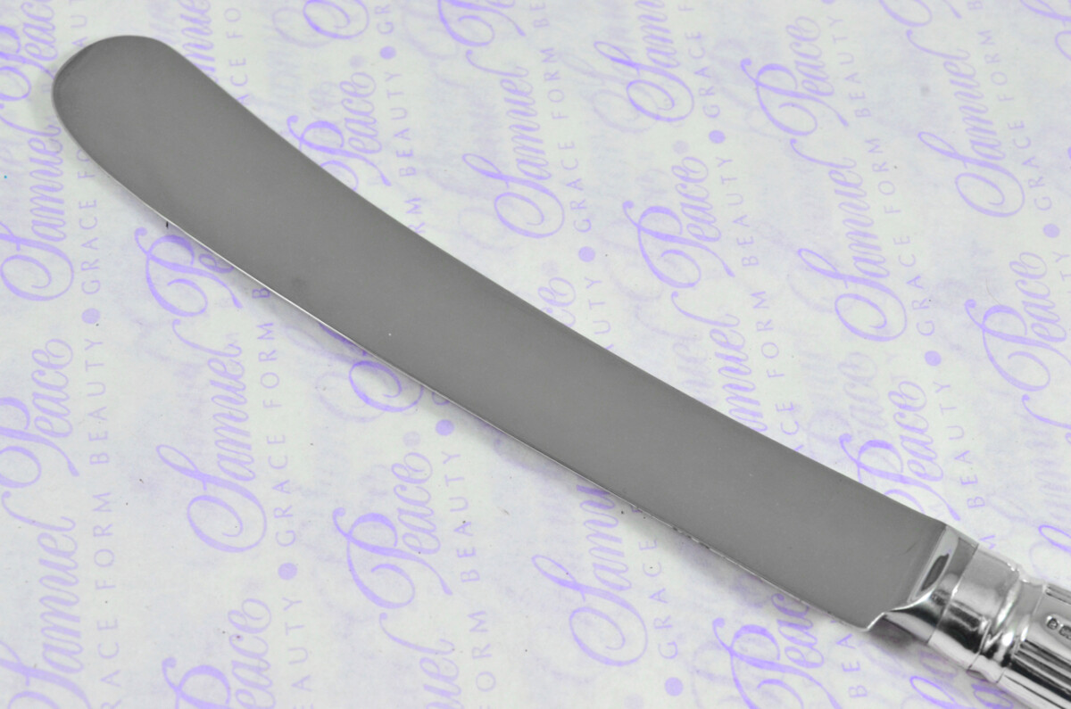 Astonishingly Rare 12 Dinner Knives Sterling Silver Old English Thread Pattern Georgian Made in Sheffield 1778! - Image 9