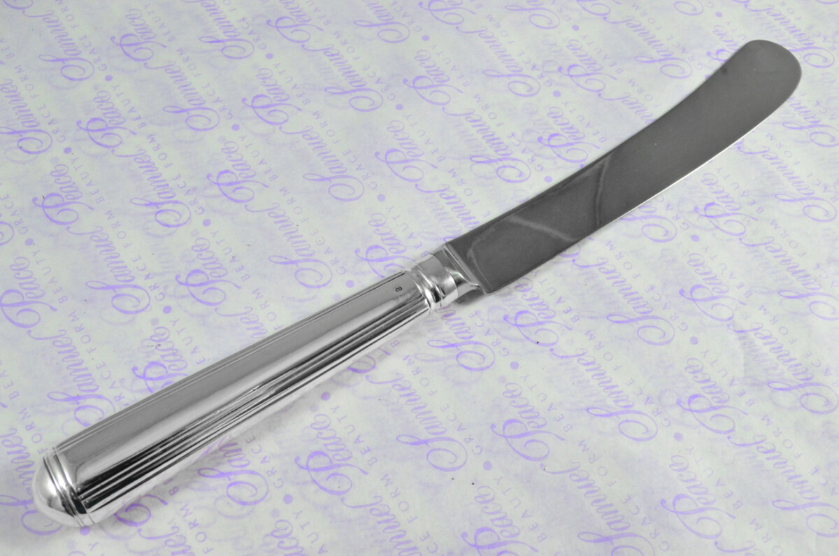 Astonishingly Rare 12 Dinner Knives Sterling Silver Old English Thread Pattern Georgian Made in Sheffield 1778! - Image 10