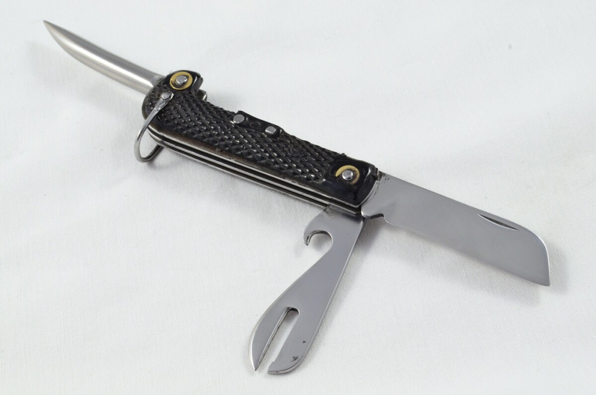 Antique Original A.B.L Belgium Army Issue Jack Knife 1950-1953 1x - Image 10