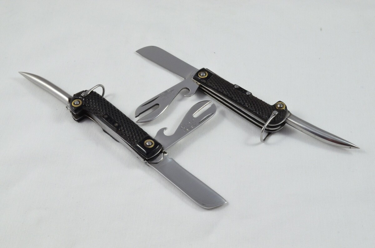 Antique Original A.B.L Belgium Army Issue Jack Knife 1950-1953 1x - Image 11