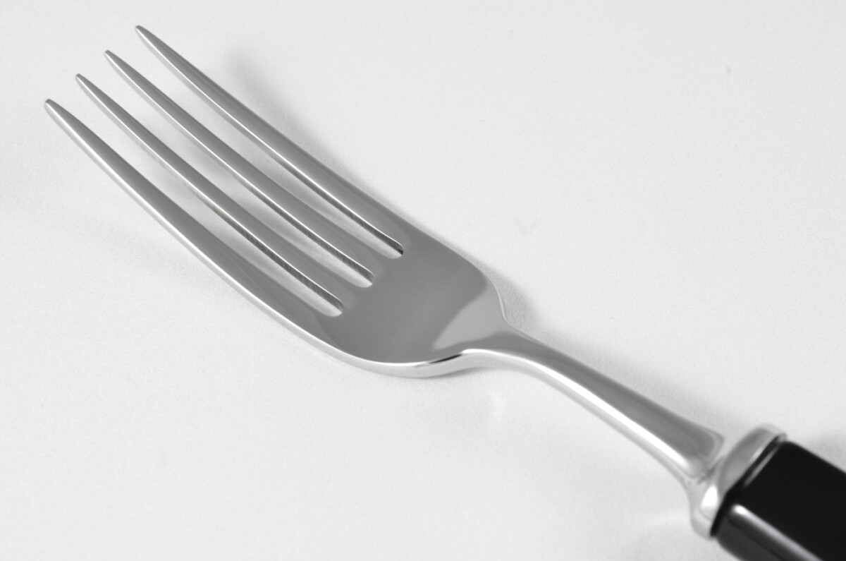 New Fantastic Genuine Black Handle 5 Piece Place Setting Mirror Finish Made In Sheffield England - Image 7