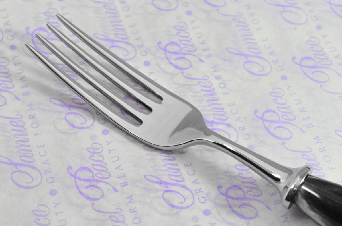 Amazing Genuine Water Buffalo Handle 5 Piece Place Setting Made in Sheffield England Stainless Steel Cutlery - Image 8