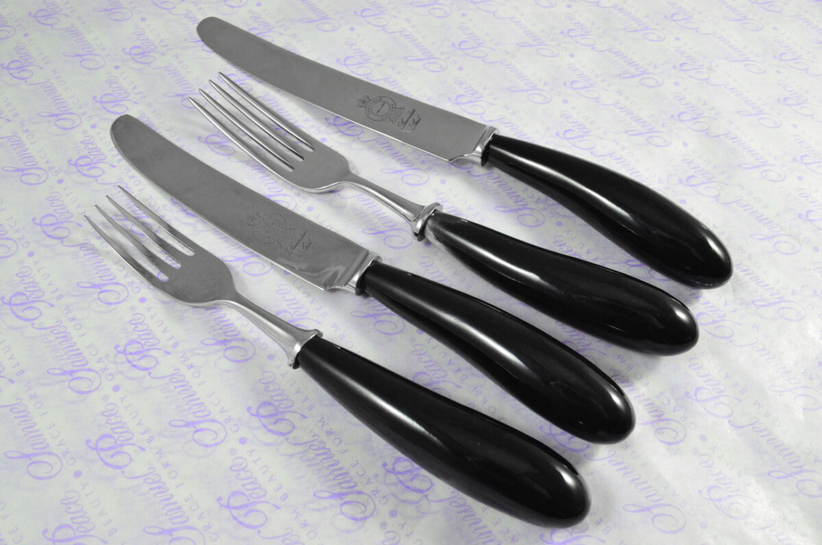 Amazing Genuine Water Buffalo Handle 7 Piece Place Setting Made in Sheffield England Stainless Steel Cutlery - Image 4