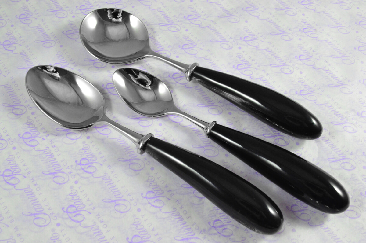 Amazing Genuine Water Buffalo Handle 5 Piece Place Setting Made in Sheffield England Stainless Steel Cutlery - Image 4