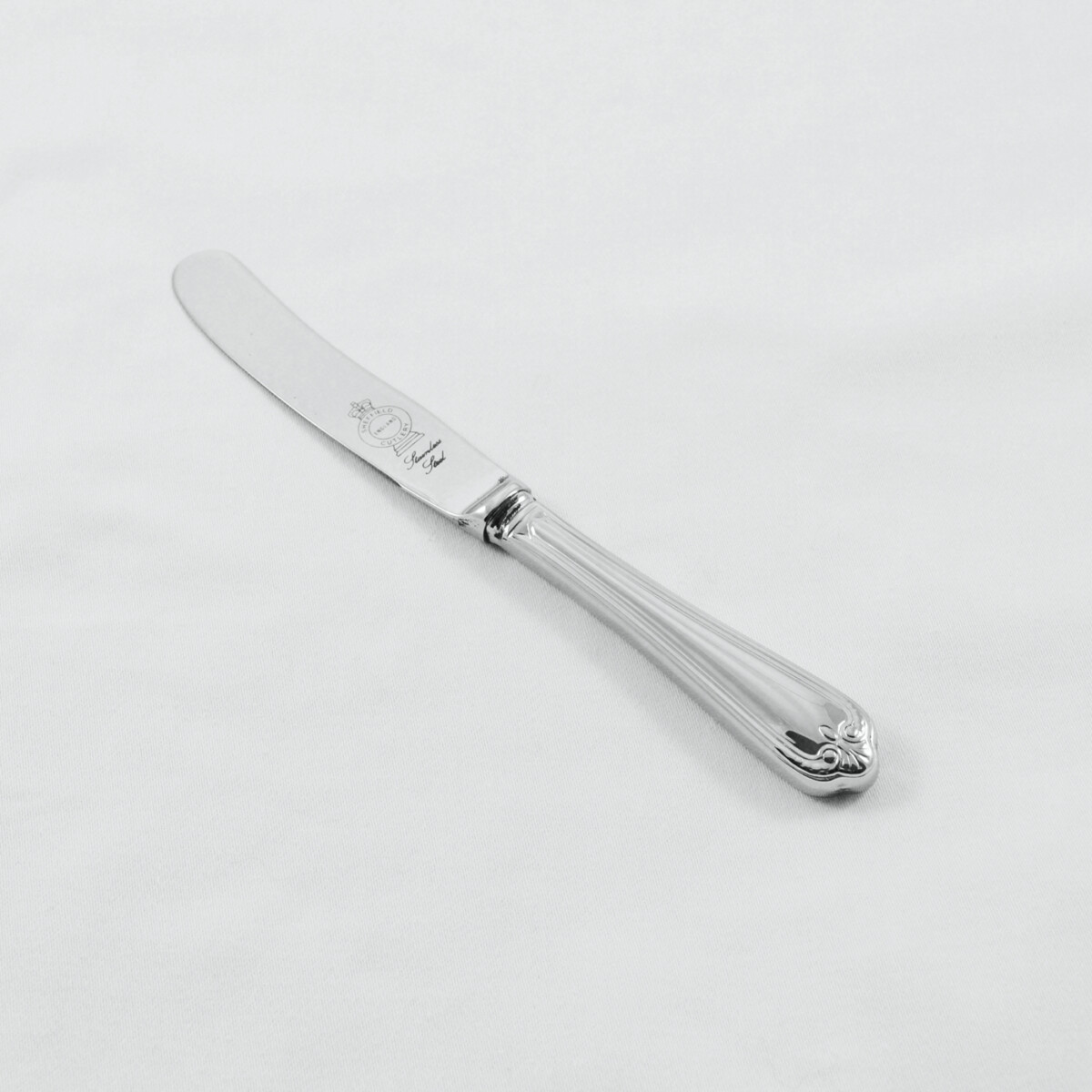 A Jesmond Pattern Stainless Steel Butter Knife Gift Boxed And Engraved 'Sheffield, England' - Image 3
