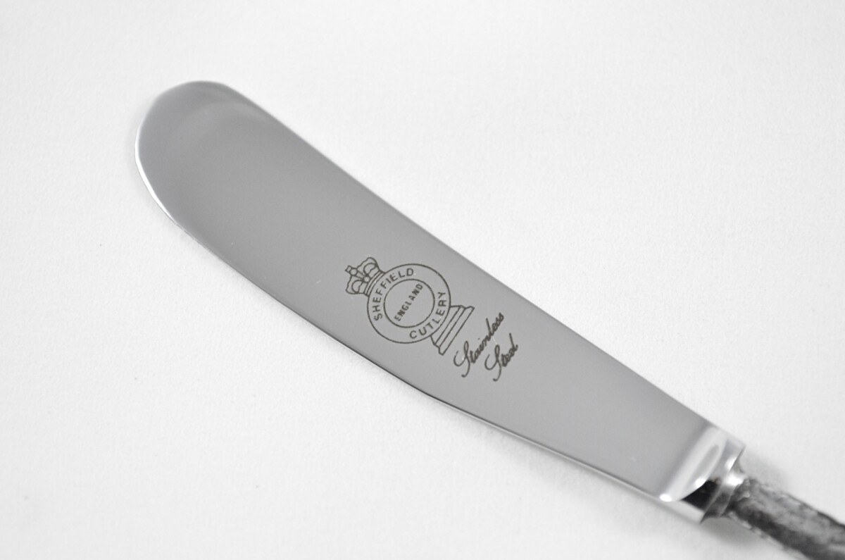Sheffield Made Stainless Steel Dinky Butter Knife Blade - Image 2