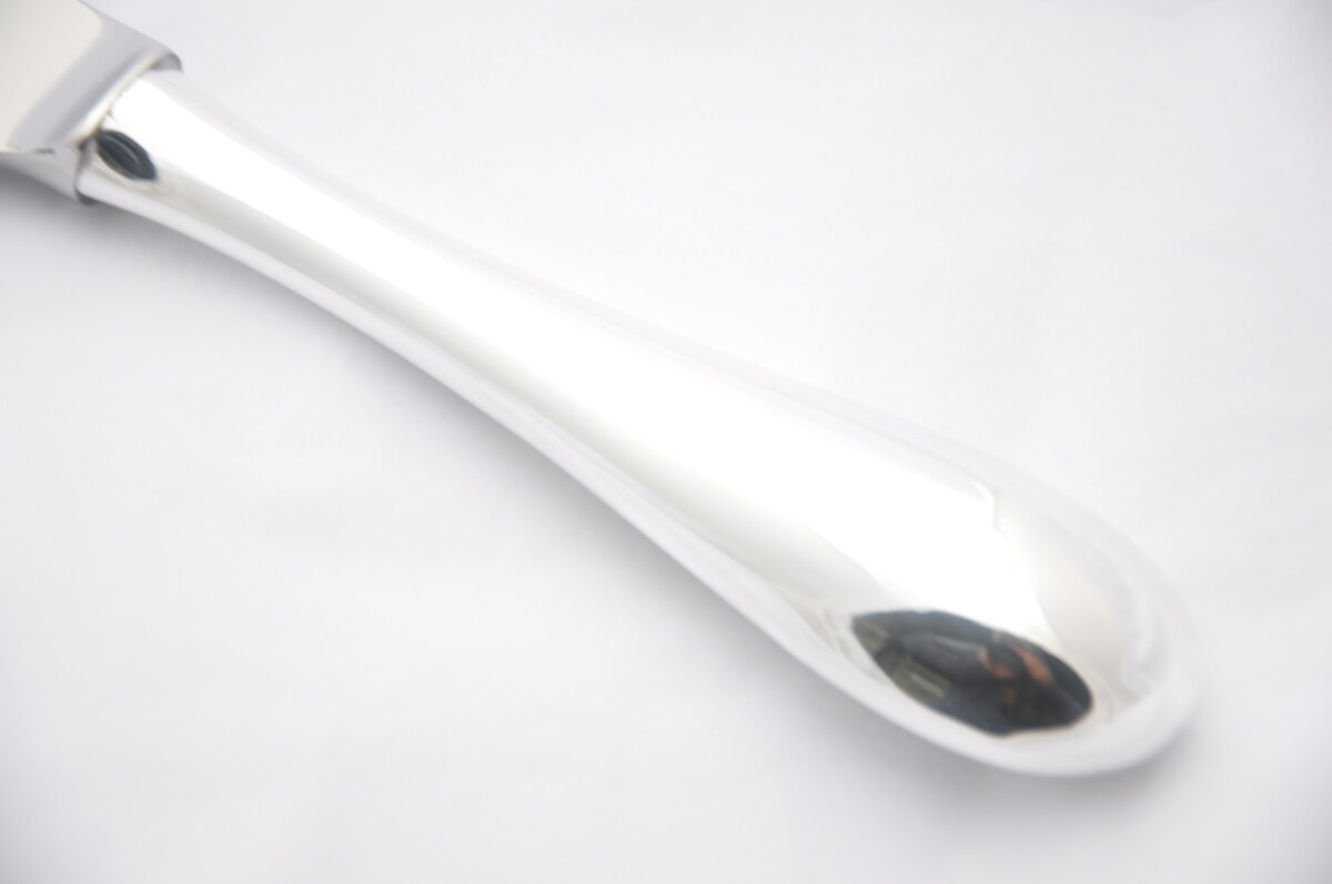 Baguette Pattern Silver Plated Wedding Cake Knife Gift Boxed - Image 3
