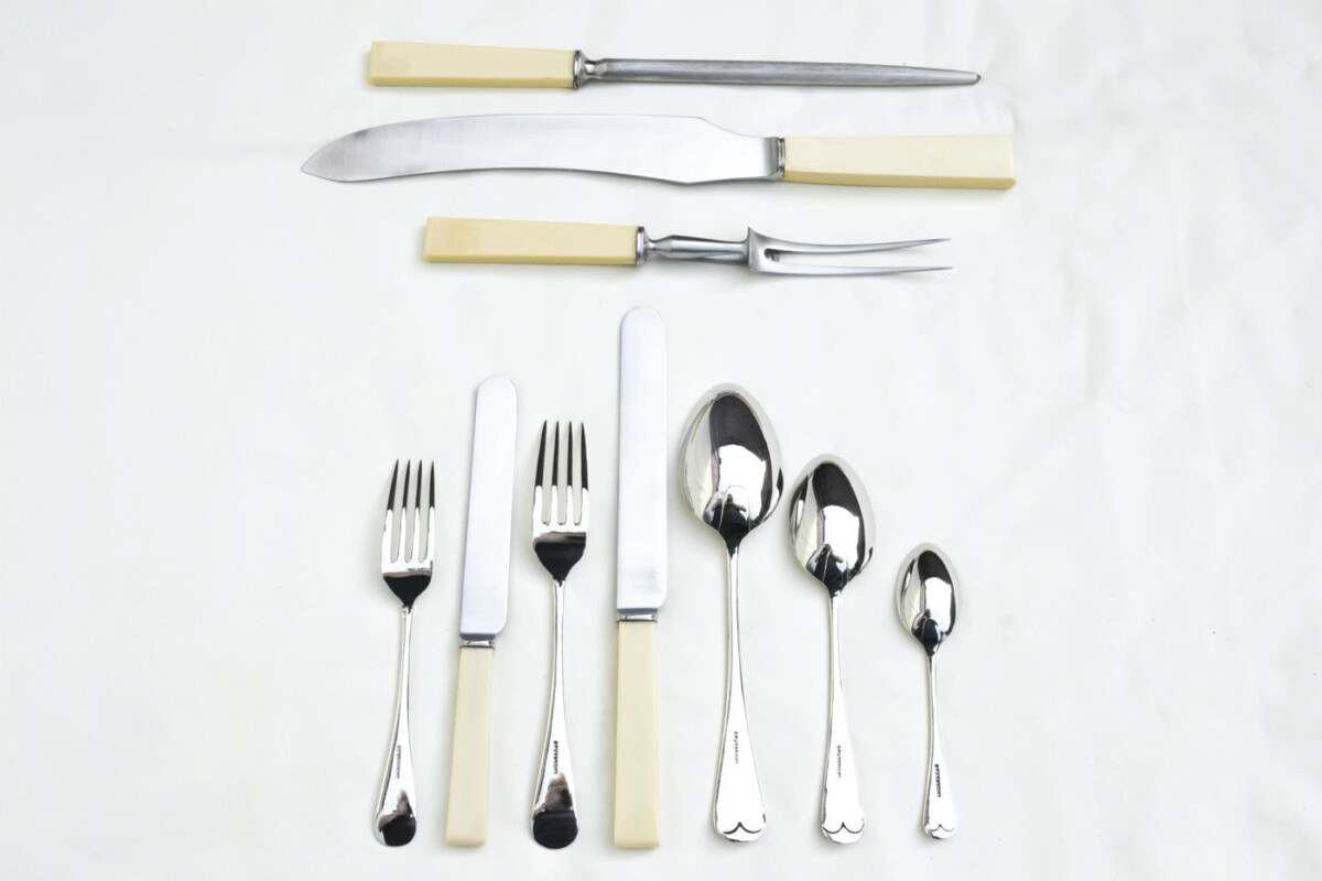 Antique Silver Plated Canteen 2 - Image 3