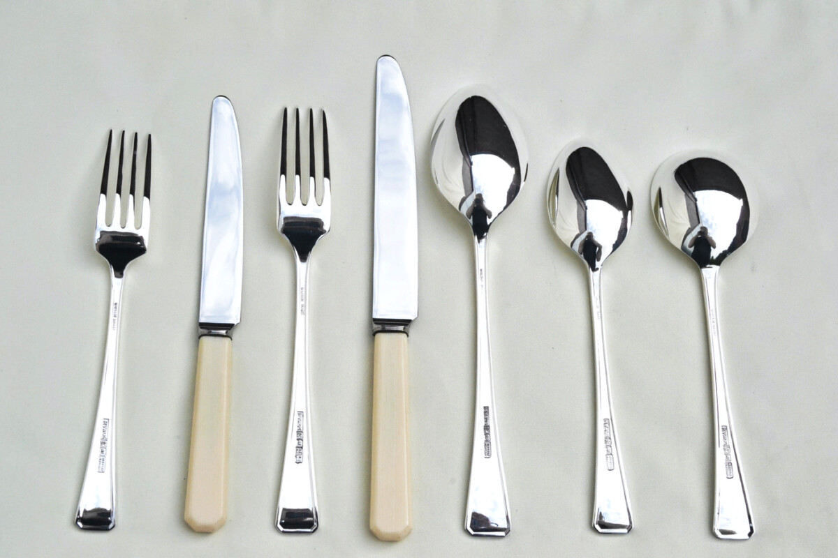 Antique Silver Plated Canteen 3 - Image 3