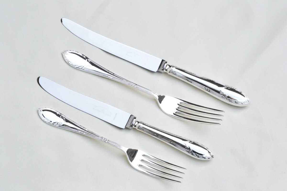 Antique Silver Plated Canteen 4 - Image 4