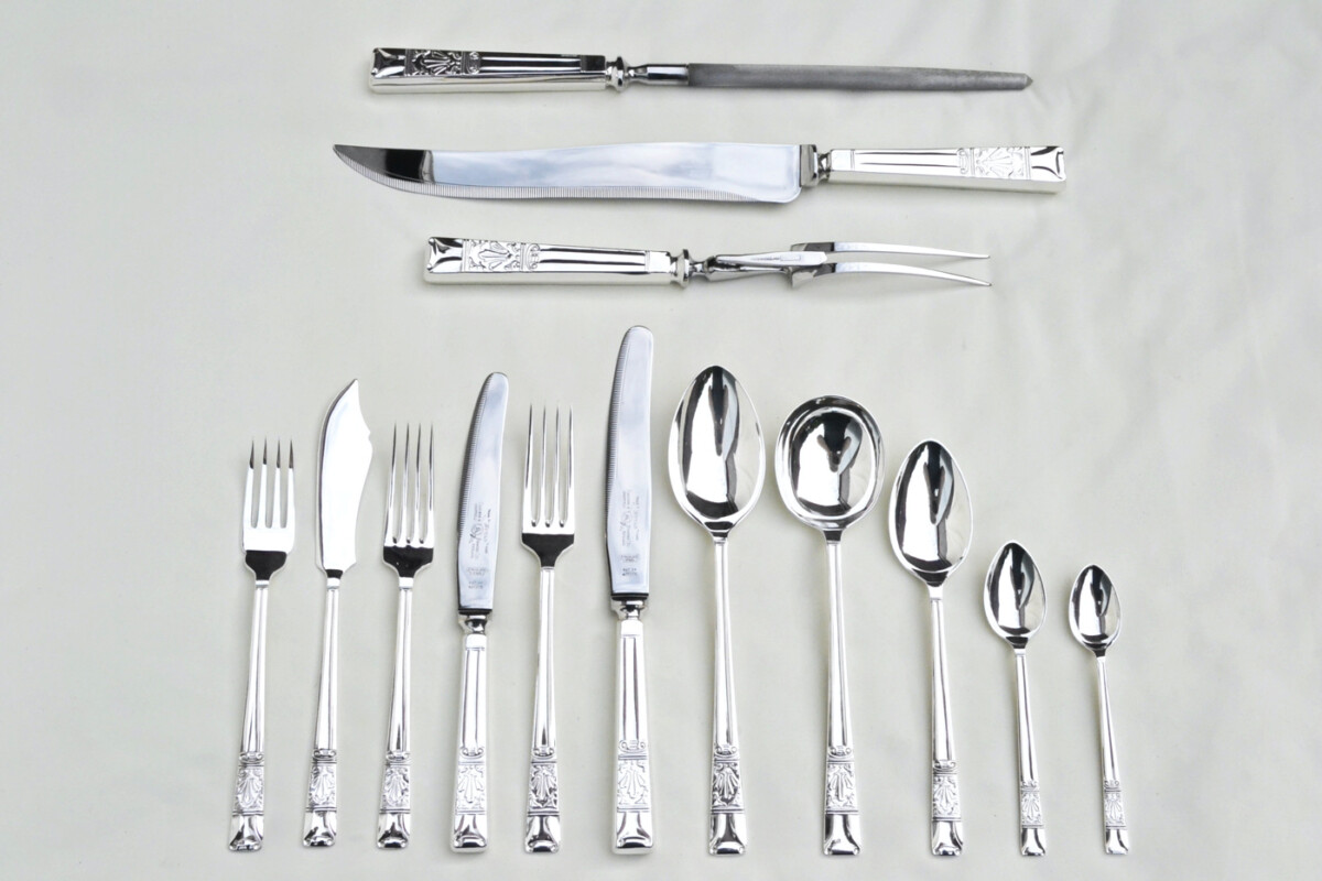Antique Silver Plated Canteen 5 - Image 2