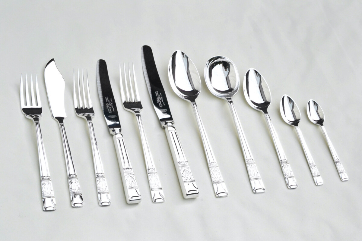 Antique Silver Plated Canteen 5 - Image 5