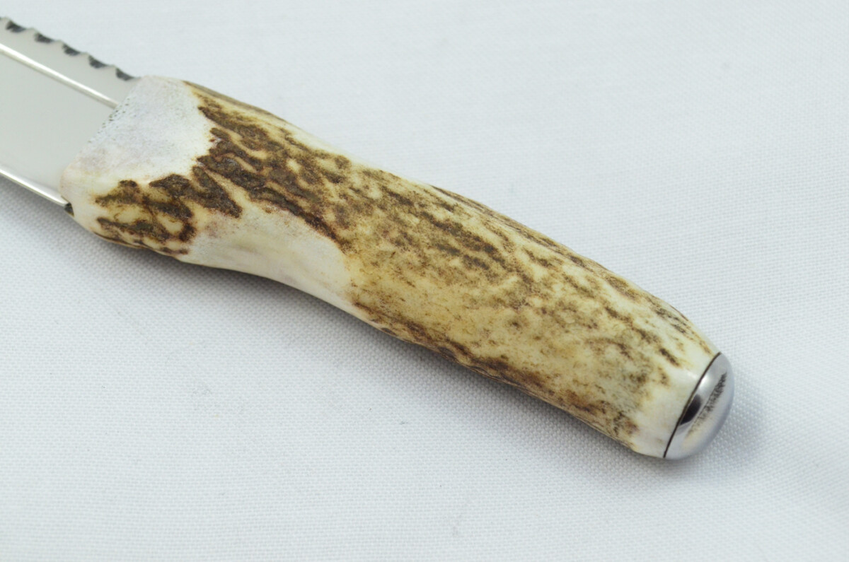 A Fantastic Genuine Carbon Steel Stag Horn Antler Handle Sgian Dubh Sheffield England - Image 4