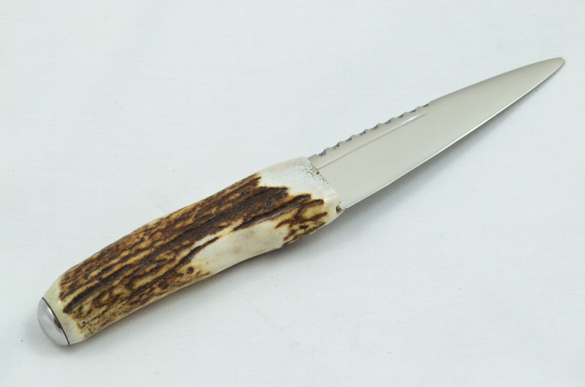 A Fantastic Genuine Carbon Steel Stag Horn Antler Handle Sgian Dubh Sheffield England - Image 7