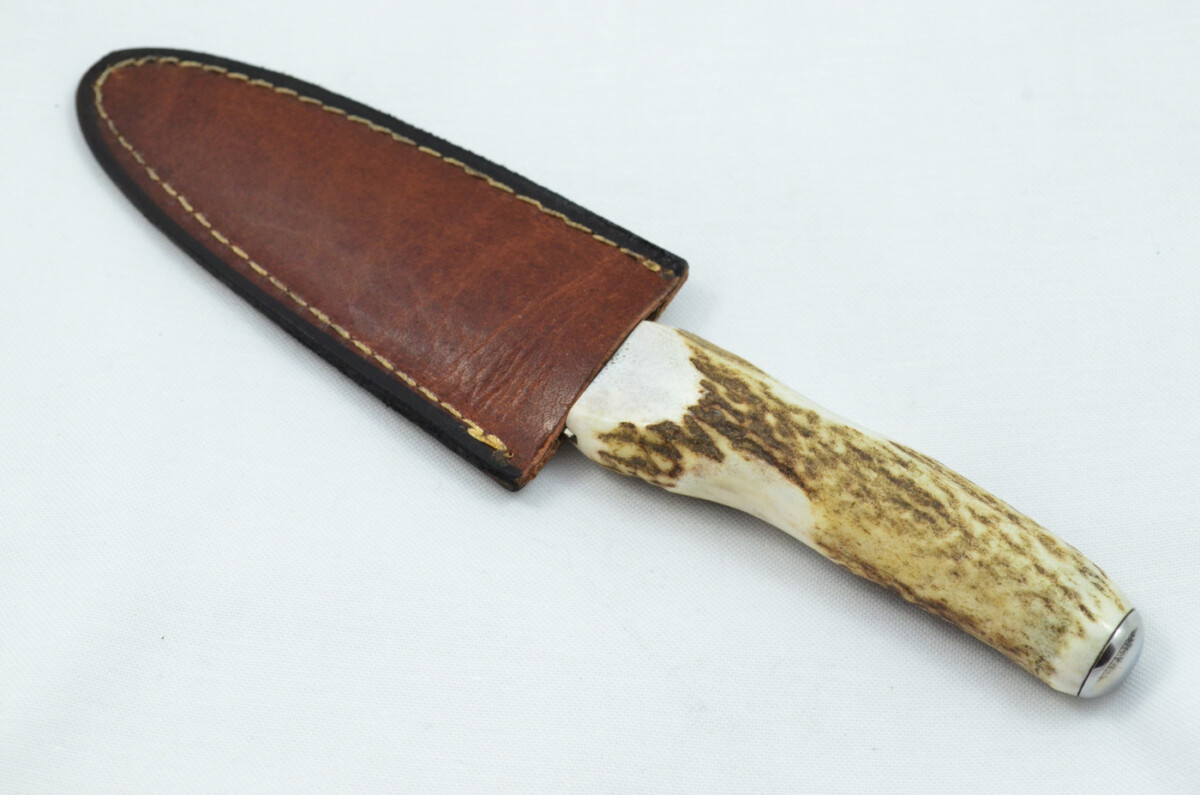 A Fantastic Genuine Carbon Steel Stag Horn Antler Handle Sgian Dubh Sheffield England - Image 8