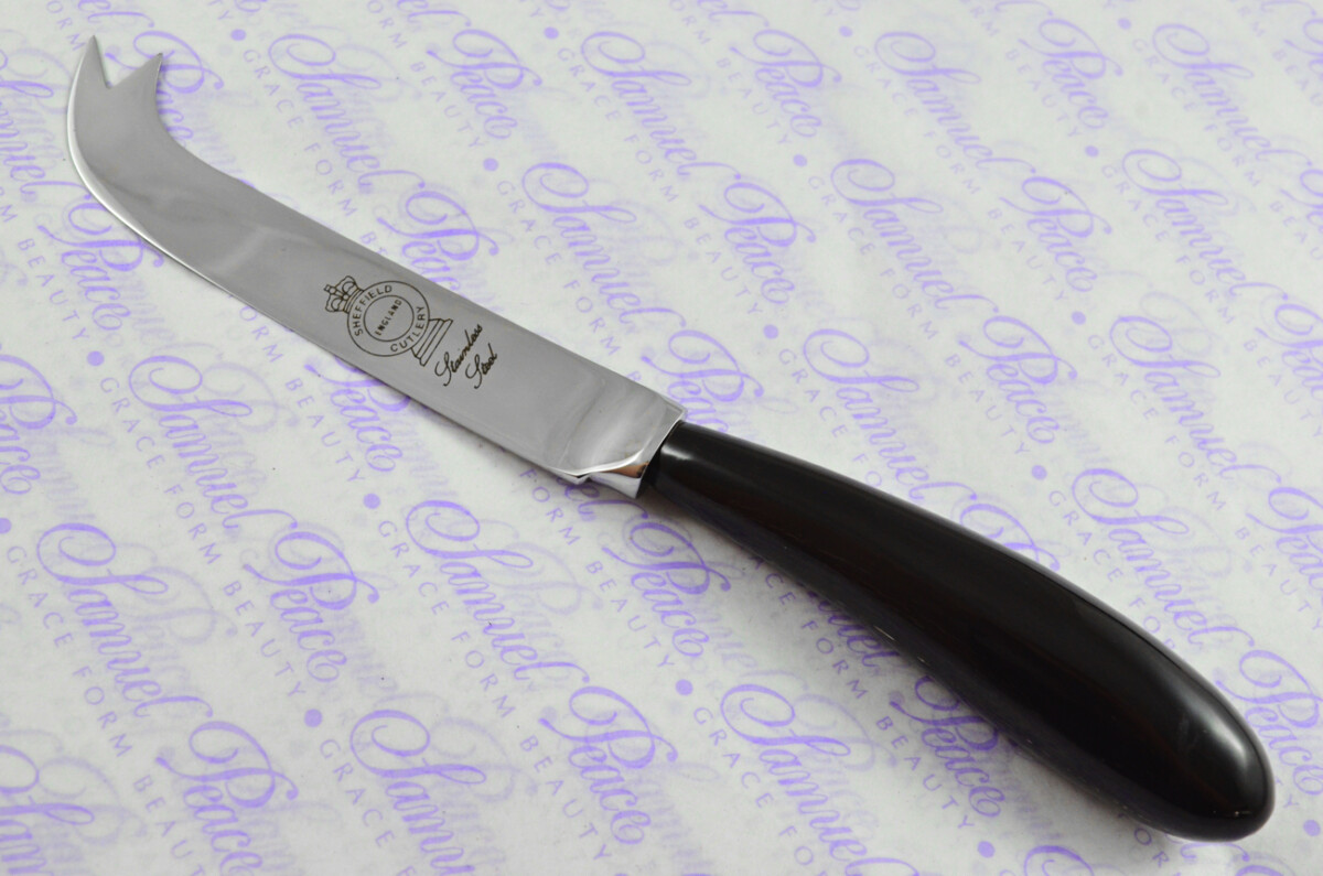 Brand New Genuine Water Buffalo Handle Cheese Knife Made in Sheffield England