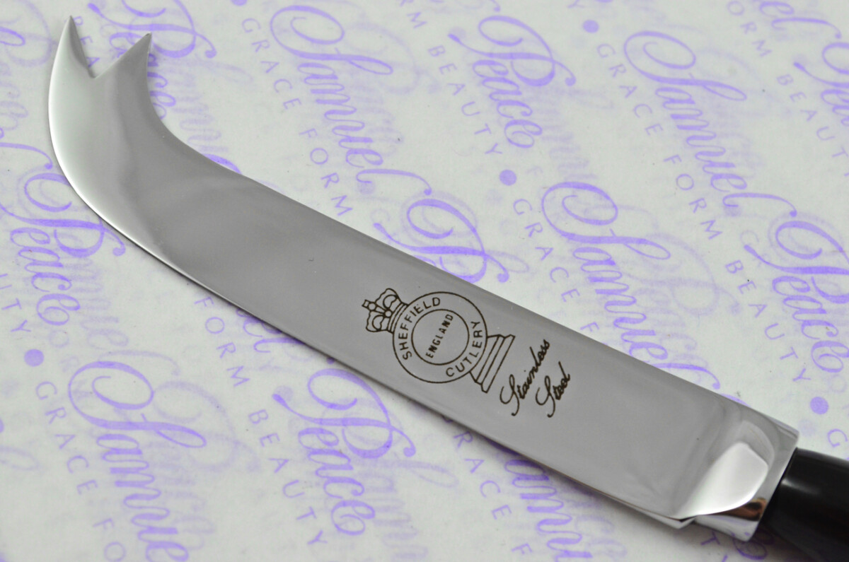 Brand New Genuine Water Buffalo Handle Cheese Knife Made in Sheffield England - Image 2
