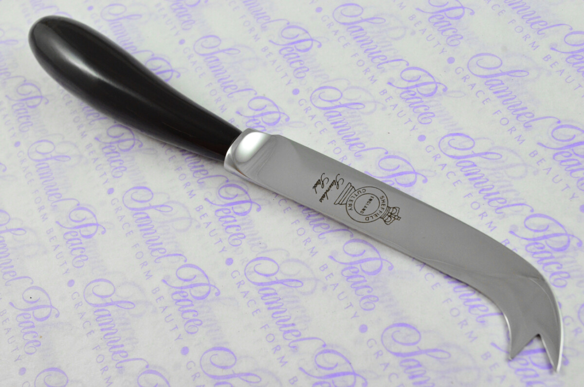 Brand New Genuine Water Buffalo Handle Cheese Knife Made in Sheffield England - Image 6