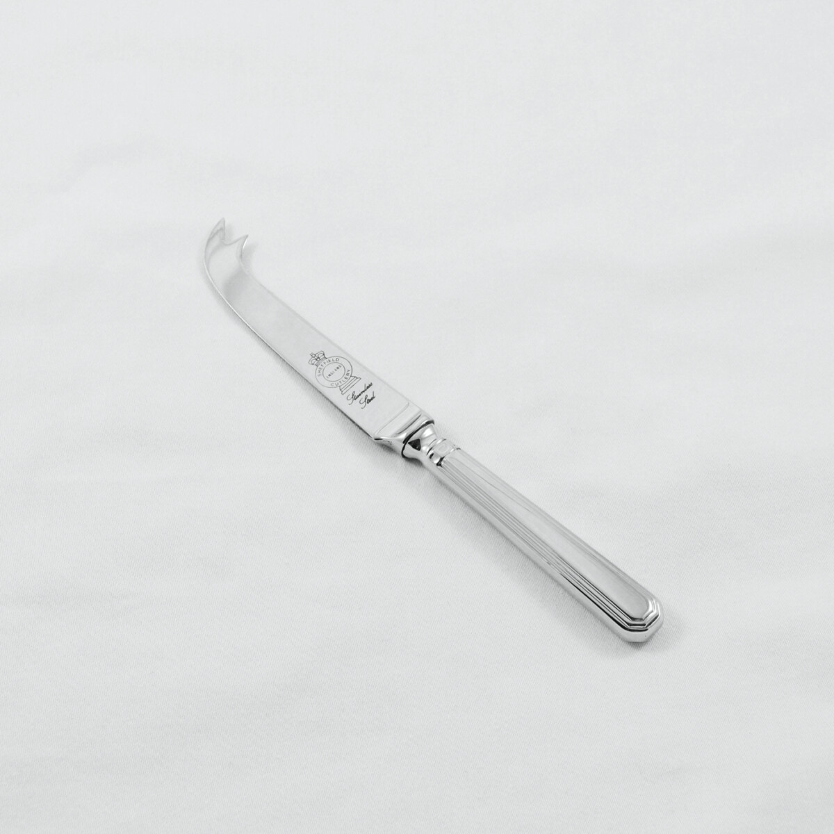 An Athenian Pattern Stainless Steel Cheese Knife Gift Boxed And Engraved 'Sheffield, England' - Image 2