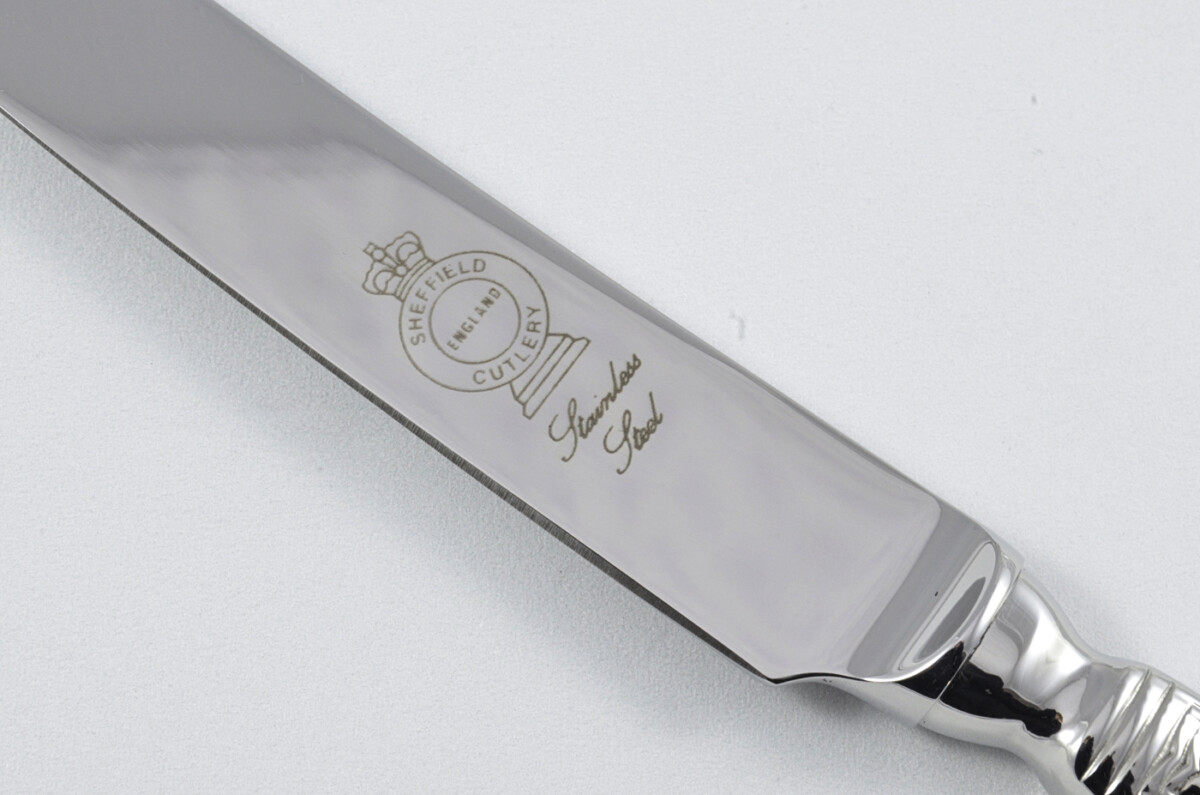 New Chester Pattern 7 Piece place Setting Made in Sheffield England Stainless Steel Cutlery - Image 4
