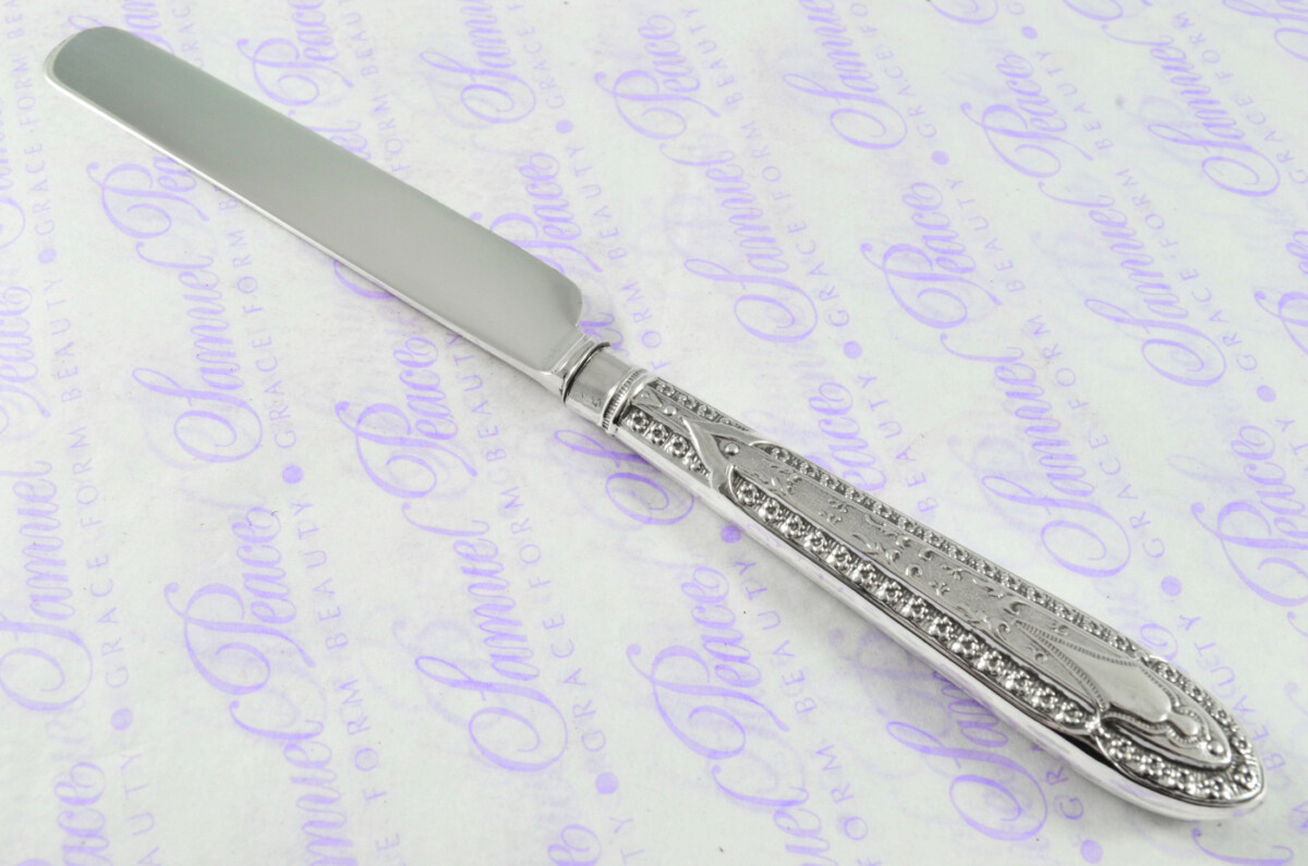 A Rare & Unique Sterling Silver Antique 3 Piece Child's Set - Private Pattern Birmingham Assayed 1885 - Image 6