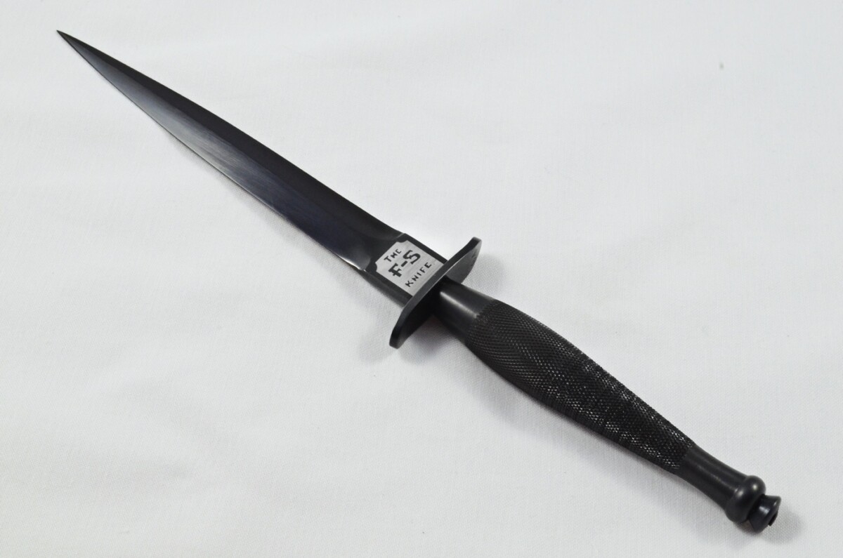 2025 Fairbairn Sykes First Pattern Black Handle Black Blade Commando Knife Made in Sheffield England - Image 4