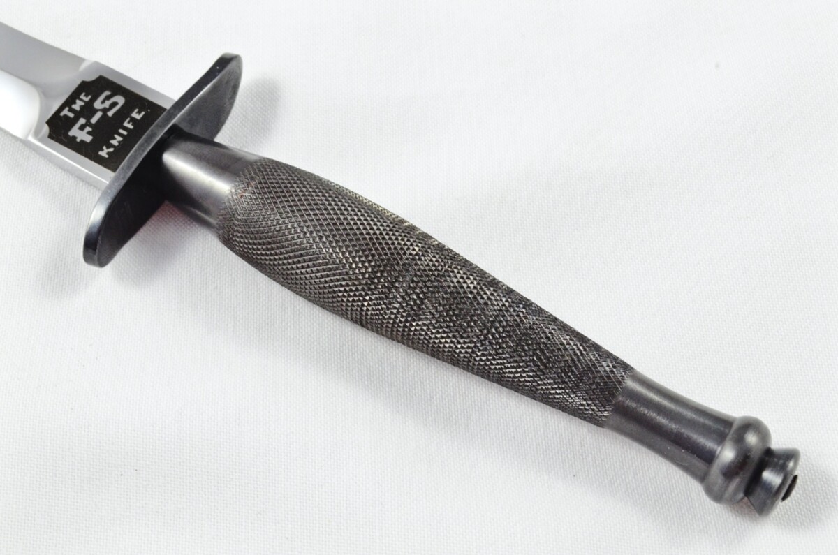 2025 Fairbairn Sykes First Pattern Black Handle Bright Blade Commando Knife Made in Sheffield England - Image 8