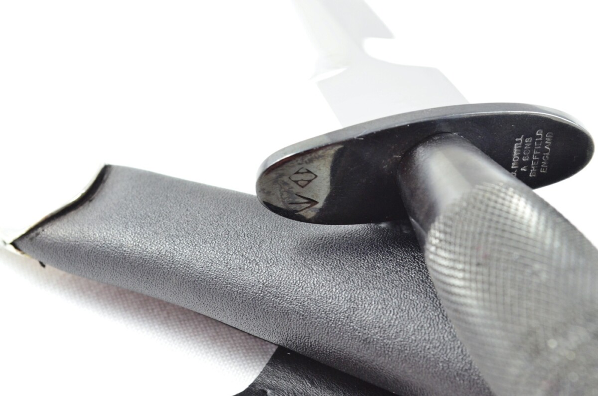 2025 Fairbairn Sykes First Pattern Black Handle Bright Blade Commando Knife Made in Sheffield England - Image 7