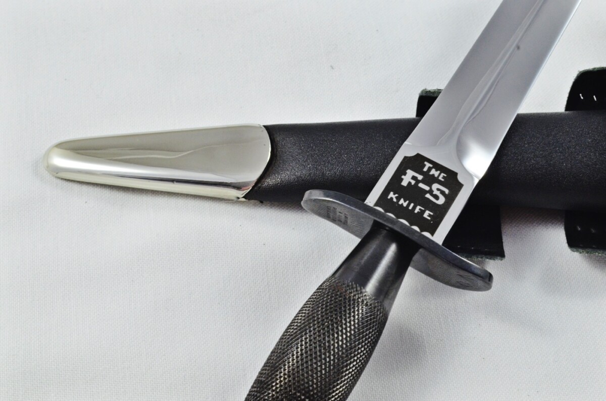 2025 Fairbairn Sykes First Pattern Black Handle Bright Blade Commando Knife Made in Sheffield England - Image 2