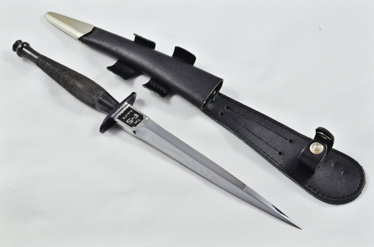 2025 Fairbairn Sykes First Pattern Black Handle Bright Blade Commando Knife Made in Sheffield England - Image 3