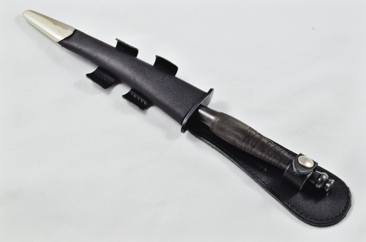 2025 Fairbairn Sykes First Pattern Black Handle Bright Blade Commando Knife Made in Sheffield England - Image 10