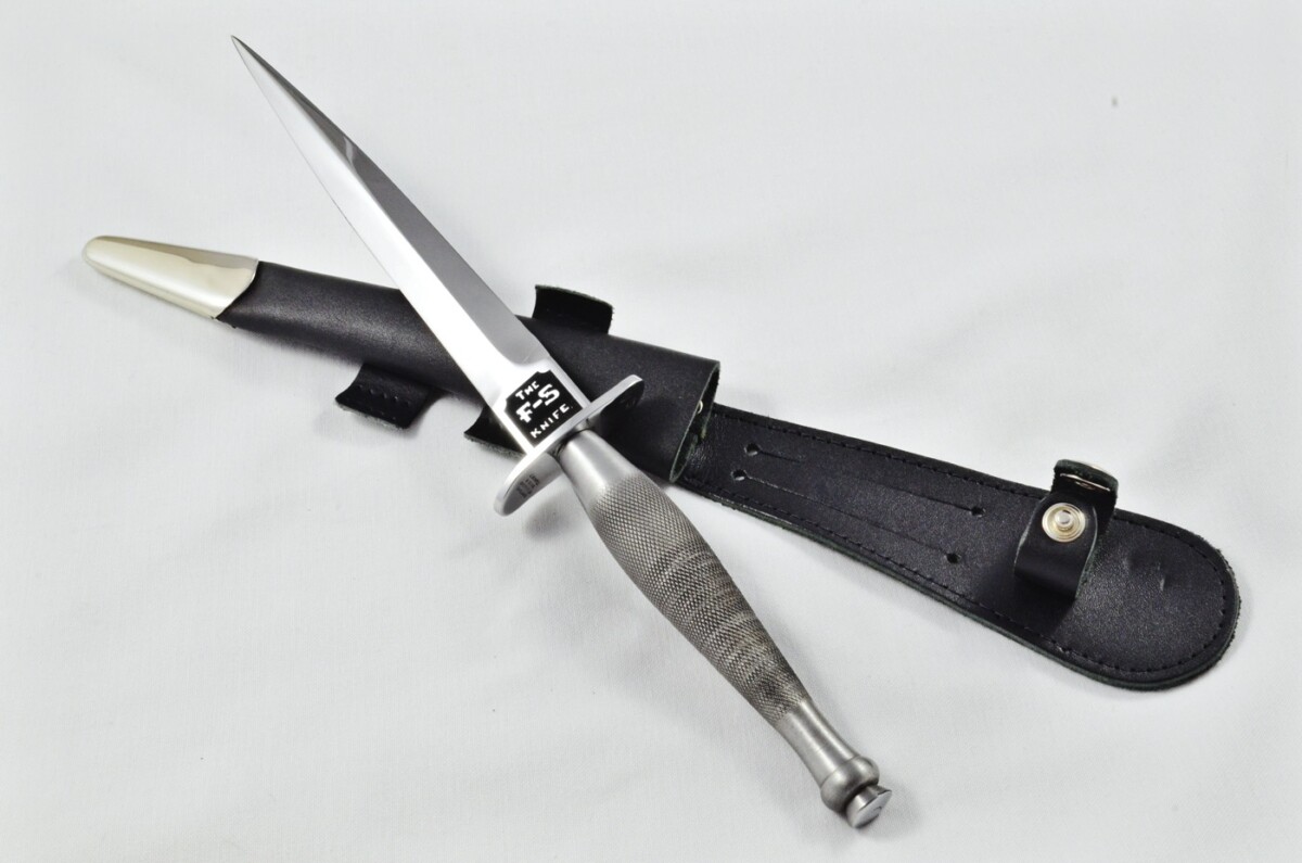 2025 Fairbairn Sykes First Pattern Steel Handle Bright Blade Commando Knife Made in Sheffield England